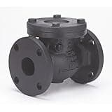 Milwaukee Valve Check Valve, 3 in, Single, Inline Swing, Cast Iron, Flange x Flange - 2974-M 3