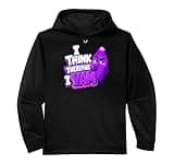 I Think Therefore I Yam Ube Pun Purple Yam Dad Joke Performance Hoodie