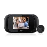 ONMYJFD LCD Color Peephole Doorbell 90 Degree Door Bell Outdoor Viewer Camera Smart Home Security-Protection