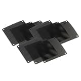 NUOBESTY 10pcs 14cm Black PVC Computer Fan Dust Cover Mesh Filter for Speaker Grilles and Electronic Products, Lightweight Ventilation Dust Guard, Home Use
