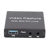 Cuifati 4K Video Card, USB to HD Multimedia Interface with Out 3.5mm Mic 1080P Video Output, for Streaming Game Recording Live Presentation OS X