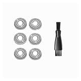 6pcs Electronic Shaver Head Replacement Blades for SH50 Series 5000 S5370 S5571 S5420 S5140 S5078 Razor and 1pc Brush