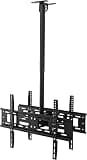 TV Bracket, Double Sided Ceiling TV Mount Bracket, Telescoping Adjustable Height Pole, TV Wall Mount Bracket Fits 40-70 Inch Flat Screen TVs TV Mount TV Stand