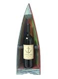 Rustic Wine Bottle Holder 'Boot' by muschel-sammler-shop