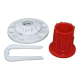 Upgraded Nylon66 Washer Inner Basket Drive Hub & Bushing Repair Kit, Includes W10528947 Drive Hub + 52719 Anti-Wear Bushing, Fix Loose Basket Shaking & Off-Balance Spin Fault