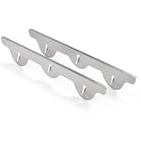 Linda’s Essentials Stove Gap Covers 316 Stainless Steel, Heat Resistant Oven Gap Filler Seals Spaces Between Stovetop and Counter, 25.4 Inches, Silver(Steel), 2 Pack
