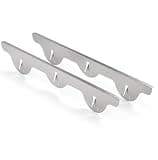 Linda’s Essentials Stove Gap Covers 316 Stainless Steel, Heat Resistant Oven Gap Filler Seals Spaces Between Stovetop and Counter, 25.4 Inches, Silver(Steel), 2 Pack