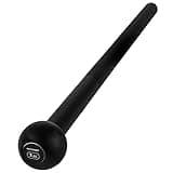 Retrospec Steel Macebell 5 to 30lbs for Men, Women Steel Mace Strength Training, Full Body Workouts , Matte Black, 7 lbs