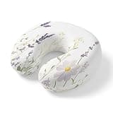 ZRNLTDGHK Neck Pillow Country Lavender Wild Flower Travel Pillow Memory Foam U Shaped Pillows, Farmhouse Green Herb Travel Neck Pillows for Airplane Car Office Home Sleeping Rest
