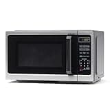 Classic 0.9 Cu. Ft 900-Watt Microwave Oven, Stainless Steel - This Microwave Has A Clear LED Display With A Kitchen Timer And Clock That Lets You Easily Keep Track Of Time
