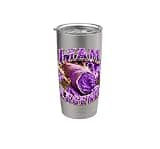I Yam Legend Bootleg Meme Ube Pun Purple Yam Dad Joke Stainless Steel Insulated Tumbler