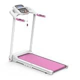 Folding Treadmill, Compact Design Foldable Treadmills for Home, 2.5hp Electric Treadmill with LED Display for Walking & Running