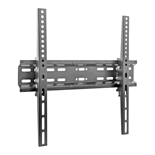 Harbour Housewares Slimline TV Wall Bracket 25-55" – Ultra-Slim Fixed/Flat Mount, VESA 75x75-400x400, Supports Up to 35kg, Black Steel, Space-Saving Home Cinema