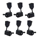 6Pcs Semi Closed Tuning Pegs Keys Tuner Machine Head Knob 6 Right Guitar String Tunings Peg Guitar Replacement Part