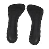 FUOYLOO High Heel Cushion Pads 1 Pair Self-Adhesive Breathable Insoles Anti-Slip Sweat-Absorbing Shoe Inserts for Women’s Summer Pumps and Heels (Black)