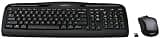 Logitech MK335 Quiet Wireless Keyboard and Mouse Combo - Black/Silver Keyboard and Mouse Combo Wireless, Ambidextrous