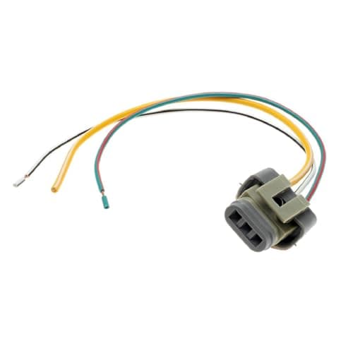 CarLights360 For Ford Five Hundred/Freestyle 2005 2006 2007 Alternator Connector | Plastic | Metal Contact Terminal | Blade Terminal | Push On Attachment Method | Oval Connector | 1 Male | 1U2Z14S411U