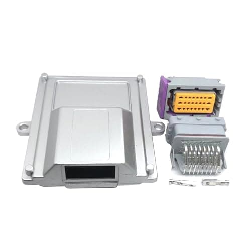 AICNRUT 1/5 Sets 24 Pin ECU PCB Aluminum Box Automotive Case Enclosure With Black And Grey Fci Connector Male Female Plug Socket AICNRUT(MULTI,5 sets)