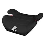 Diono Solana Lite Backless Booster Car Seat, Lightweight & Portable for Travel, Machine Washable Covers, 40-100 lbs, Black Storm