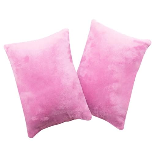 Synvexor 2 Pack Travel Pillows, Memory Foam Small Pillow, 11 X 7 Inches for Travel, Sleeping, Nap and Neck, Knee, Lumbar Support, Tiny Pillow Cushion for Pet, Red