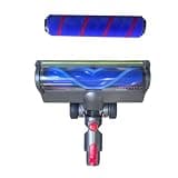 Compatible For Dyson, V7 V8 V10 V11 V15 Vacuum Cleaners Parts With Green Lights V Shape Bristle Soft Roller Brush Floor Head Kit