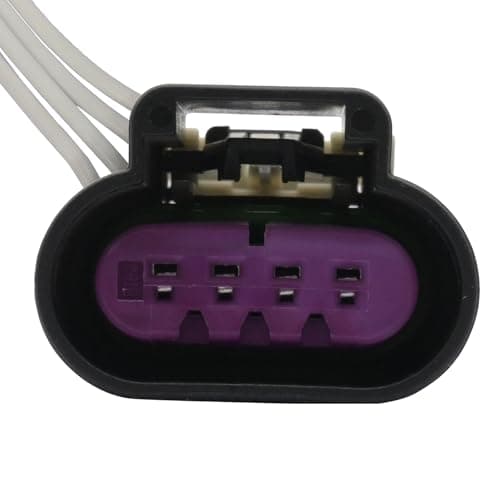 Dcmr Battery Current Sensor Connector Pigtail 15306383 15306396 19180287 1P2364 S-1074 EC542 PT2448 Malibu Black and Purple 4 Term. Female 2009 9