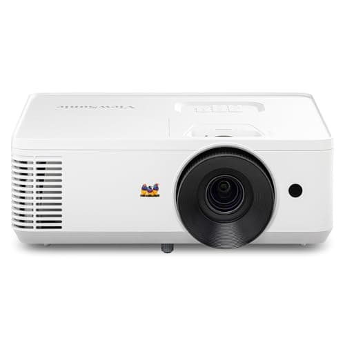 ViewSonic PA503HD 4000 Lumens High Brightness DLP Projector with 1.1x Optical Zoom, USB, and HDMI inputs for Home and Office