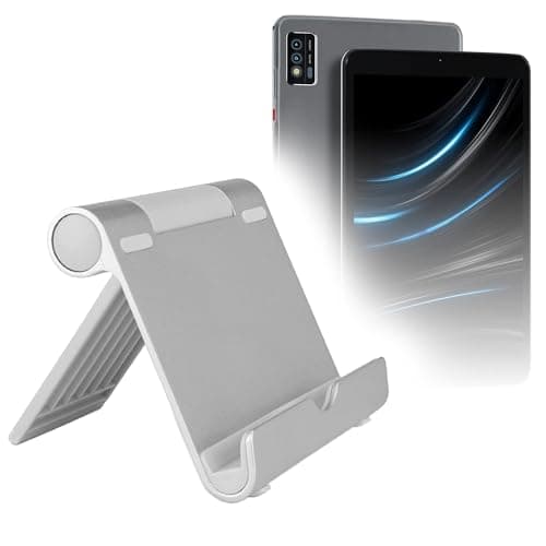 BoxWave Stand and Mount Compatible with Hyjoy Android 10 Quad-Core Tablet TP901 (9 in) - VersaView Aluminum Stand, Portable, Multi Angle Viewing Sturdy