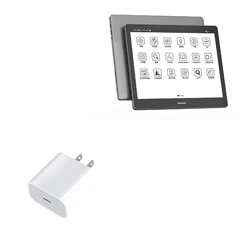 BoxWave Charger Compatible with Dasung Not-eReader 103 (EP1030312) - PD GAN miniCube (30W), 30W Tiny PD GAN Type-C Wall Charger - Winter White