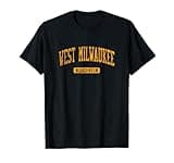 West Milwaukee WI Vintage Athletic Sports Design JG3 T-Shirt