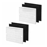 AP-1512HH Replacement Filter,Compatible For Coway Airmega AP1512HH Air Purifier, 3304899, 2 HEPA Filters & 4 Carbon Filters,High Efficiency