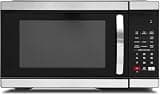 Smad Countertop Microwave Oven 1000 Watts, Digital Ovens 1.1 Cu. Ft, 6 One-Touch Presets, Express Cooking, Eco Mode, Child Lock, Easy Clean