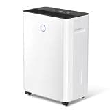 COWSAR Dehumidifier, 85OZ Dehumidifier for Home, Quiet Dehumidifier with Drain Hose, 24H Timer, 3 Modes, Touch Panel, Auto Shut Off & Defrost, Ideal for Basement, Bathroom, Bedroom