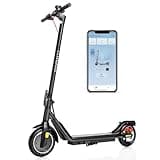 INVANTI E20 Electric Scooter with 350W Motor, Max 19 Miles & 18 MPH, 8.5" Solid Tires, APP Control & Dual Brakes, Cruise Control, Foldable and Portable Commuter Electric Scooter (Black)