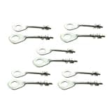 Chain Adjuster Tensioner Bolts Compatible with Monkey Z50 Z50A Z50J and Dax Models, 12mm Axle, M6x1.0 Thread(5sets)