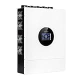 AuraSolar Hybrid Solar Inverter 12500W 48V DC to 120V/240V AC Split Phase, Pure Sine Wave Inverter Built-in 2 MPPT 200A Charge Controller, Power Converter for Home Backup Off Grid Solar System