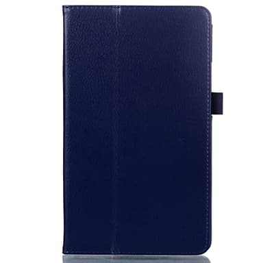 OWSIHNZBF Texture Leather Tablet Case For Huawei Mediapad M3 8.4 inch Slim Folding Stand Folio Protector Shockproof Back Cover with Holder(Dark blue)