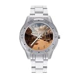 FekiLoot Watch for Men Big Face Stainless Steel Wrist Watch Personality