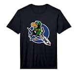 Mens WWII Vintage Insignia Bomber Dropping F-Bomb Military Shirt Performance T-Shirt
