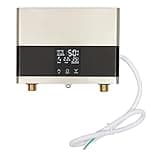 Mini Tankless Water Heater 4000W 110V, Instant Electric Hot Water Heater with Touch Display & Remote Control, Constant Temperature Under Sink Water Heater for Kitchen Bathroom Home Use