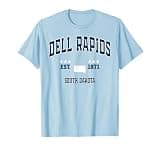 Dell Rapids South Dakota SD Vintage Athletic Navy Sports T-Shirt