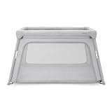 Newton Baby Deluxe Travel Crib & Play Yard Plus Bassinet Attachment Included | Largest in Class, Breathable, Washable Mattress, Foldable Playpen for Toddlers, Travel Bag, Grey
