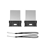 64GB 2 Pack USB Flash Drive K&ZZ Ultra Slim Thumb Drive USB 2.0 Memory Stick USB Drive Data Stick Expansion Disk with Black Portable Lanyard (64GB, 2 Pack Bundle)