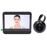 Haofy 4.3 Inch Smart Video Doorbell System 1080P Wireless Doorbell Camera with Monitor No Monthly Fees Motion Detection PIR Sensor Night Two Way Audio 2.4G WiFi Support for Home