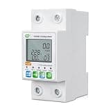 LIBODD Tuya ZigBee/WiFi Intelligent Automatic Reclosing Protector Current Voltage Meter LCD Display Switch Power Meter Circuit Breaker(ZigBee)