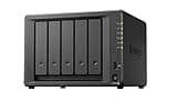 Synology DS1525+ Video Editing & Production Server - Scale to 300TB, 10GbE Ready & Multi-User Workflows (5-Bay Diskless NAS)
