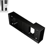 Compatible with TP-Link Tapo D225 Doorbell Mount Bracket for Vinyl Siding Video Doorbell Holder Outdoor Front Door Camera Mount Removable Installation Support for Home Entryway 4.5 Inch