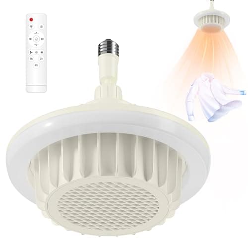 Bathroom Fan Light Heater – ergonomic premium modern functional sturdy, 600W Ceiling Electric, Patio Remote Control Bedroom, Multipurpose Everyday Utility | Bedroom stylish lightweight