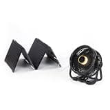 BougeRV Portable Fan Rechargeable, 20000mAh Battery Powered Fans with 4 Wind Speeds and 50W Fiberglass Portable Solar Panel, Foldable Solar Cell Solar Charger with USB Outputs for Phones