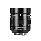 Compatible for Leica M Mount M11 M10 M3 M6 MP M240, 75mm F1.25 II Manual Focus Large Aperture Prime Lens